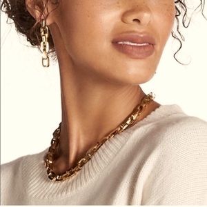 🆕 Eddie Borgo Gold Supra Link Necklace & Earrings ✨